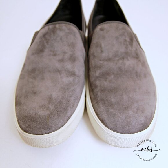 Vince Preston Suede Slip Ons - Picture 11 of 12